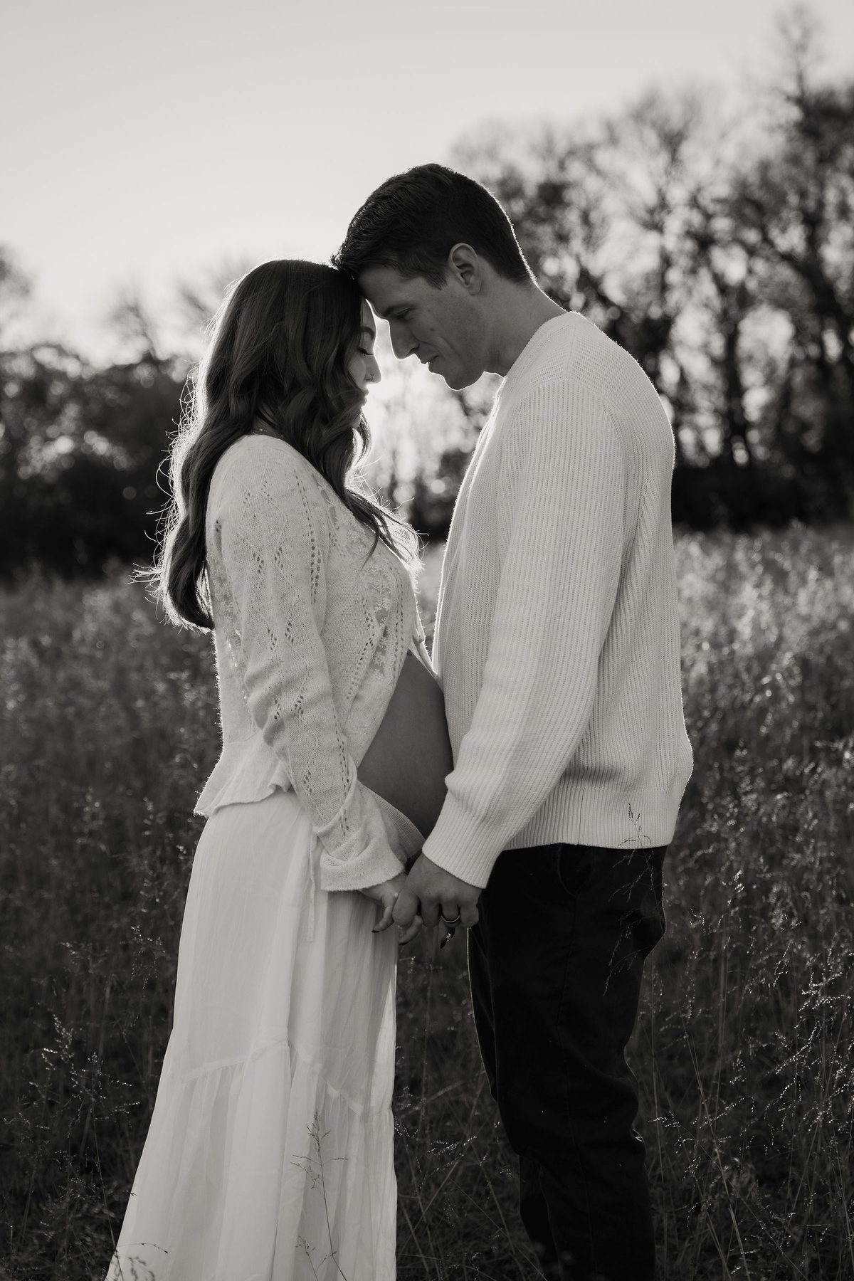Ashley and Mike — pregnancy announcement by LY Photography Co