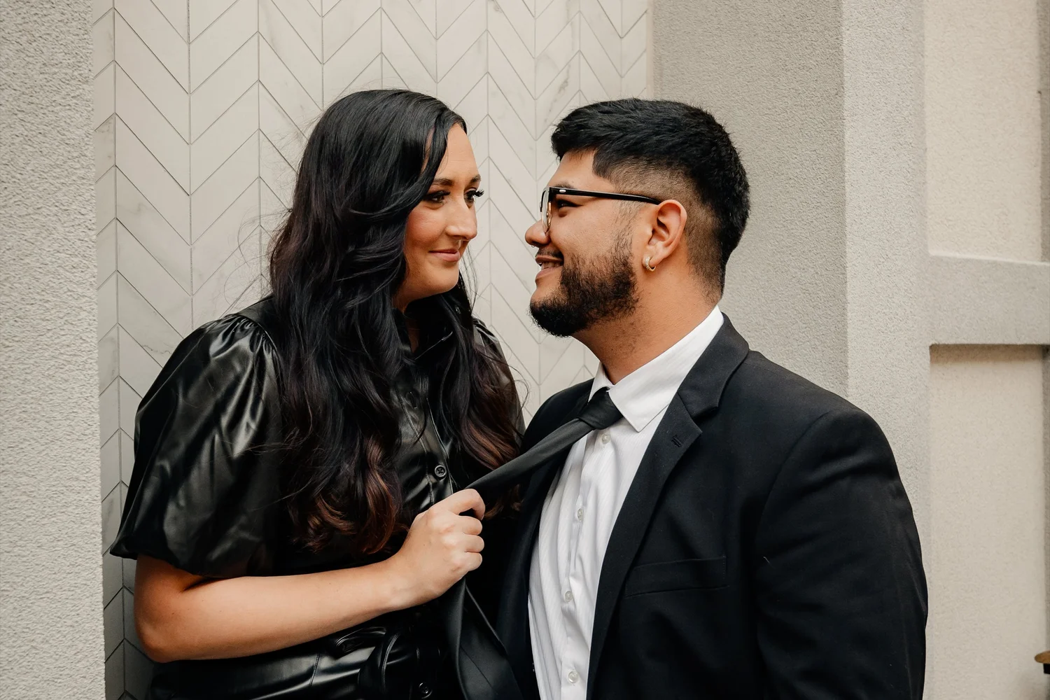 Couple photographed by LY Photography Co