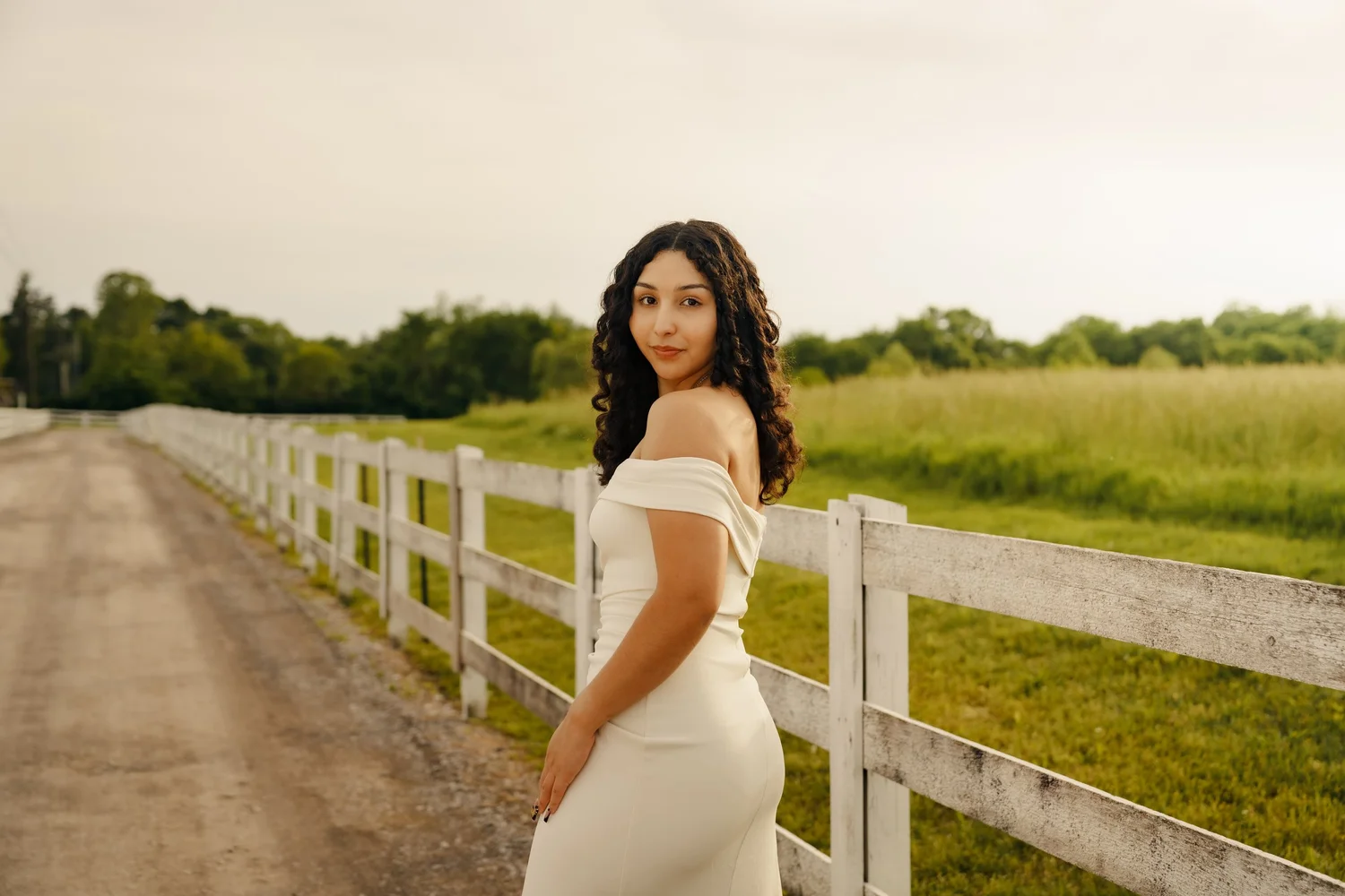 Senior portrait outdoors