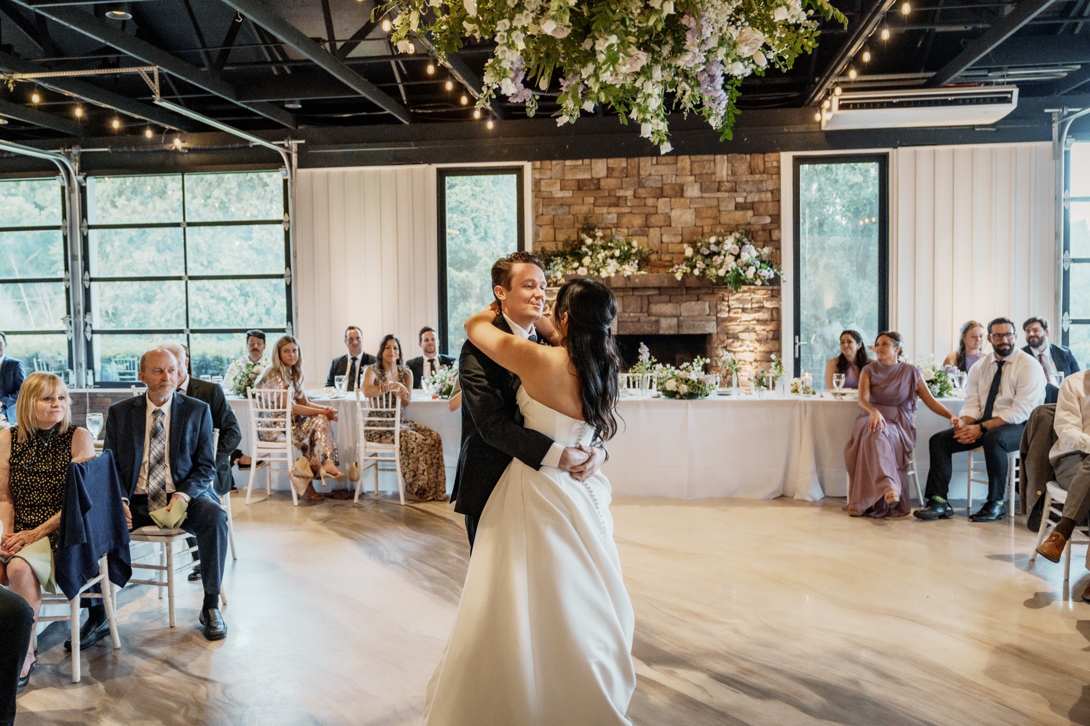 Carleigh and Connor dancing at their reception